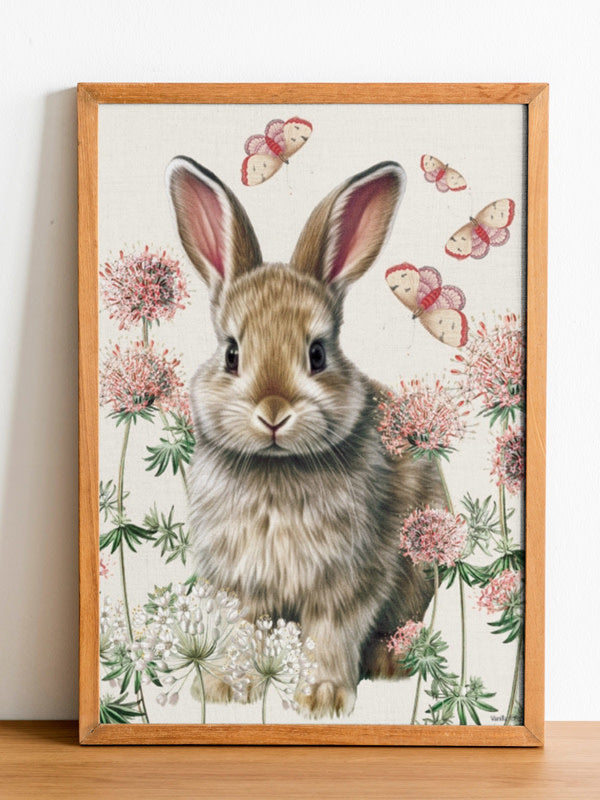 Plakat med kanin