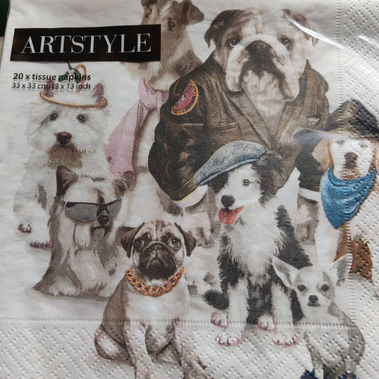 Servietter med flotte motiver