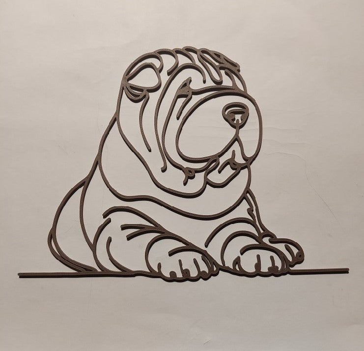 Shar Pei i 3D print