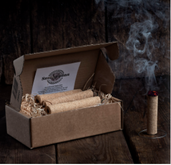 Smokepins er røgpinde som du kan sætte ild til og de vil give dig røg. Smokepins fås i æsker af 5 stk, 9 stk. eller 12 stk. smokepins samt instruktion.