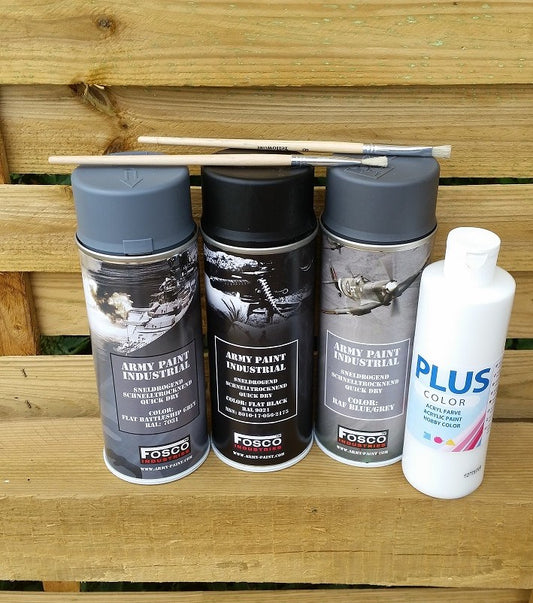 All-in-One Sampak Skovduer incl. pensler