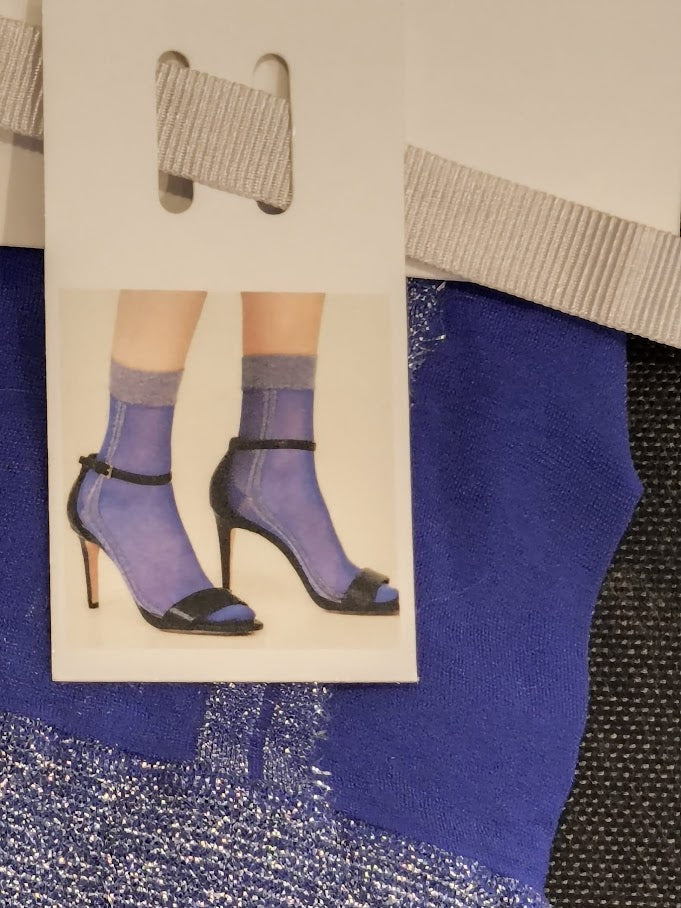 Nylonstrømper med glimmer