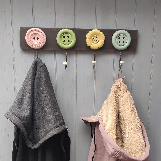 Knager med sjove knapper