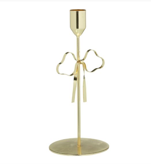 Lysestage med sløjfe