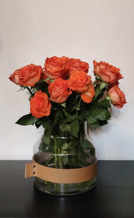 blomstervase i glas